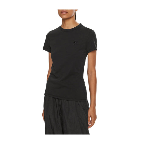 Calvin Klein T-shirt T-shirt Donna EMB Graphic Nero - Francavilla Moda